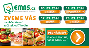 ZVEME VÁS NA OBČERSTVENÍ