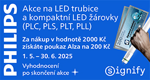 AKCE PHILIPS - LED TRUBICE A ŽÁROVKY
