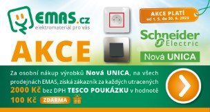 AKCE SCHNEIDER – POUKÁZKA ZA NÁKUP PRODUKTŮ NOVÁ UNICA