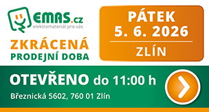 ZKRÁCENÁ PRODEJNÍ DOBA