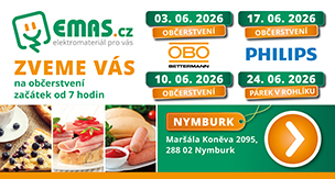 ZVEME VÁS NA OBČERSTVENÍ - NYMBURK