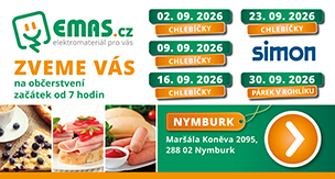 ZVEME VÁS NA OBČERSTVENÍ - NYMBURK