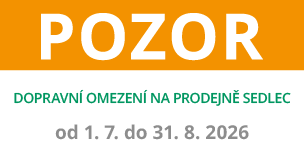 DOPRAVNÍ OMEZENÍ - SEDLEC