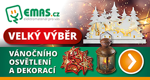 VÁNOČNÍ OSVĚTLENÍ A DEKORACE