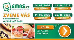 ZVEME VÁS NA OBČERSTVENÍ - KOLÍN