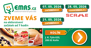 ZVEME VÁS NA OBČERSTVENÍ