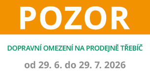 DOPRAVNÍ OMEZENÍ - TŘEBÍČ