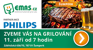 POZVÁNKA NA GRILOVÁNÍ S EMAS - ŠUMPERK