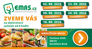 ZVEME VÁS NA OBČERSTVENÍ - HAVLÍČKŮV BROD