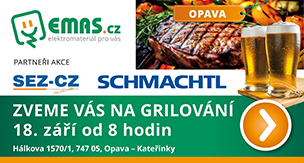 POZVÁNKA NA GRILOVÁNÍ S EMAS - OPAVA