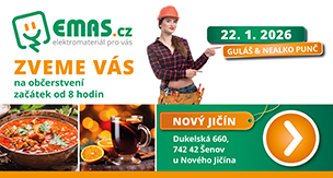 ZVEME VÁS NA OBČERSTVENÍ