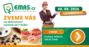 ZVEME VÁS NA OBČERSTVENÍ - CHEB