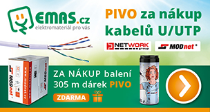 PIVO ZA NÁKUP U/UTP KABELŮ