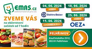 ZVEME VÁS NA OBČERSTVENÍ - PELHŘIMOV