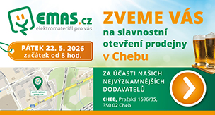 SLAVNOSTNÍ OTEVŘENÍ PRODEJNY EMAS CHEB