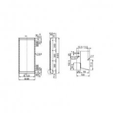 Schneider NSYCSH126 Samostatný modulární rám 1200x600