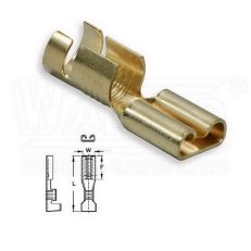 OBP-1.0-2805 lisovací konektor objímka p
