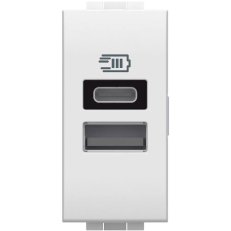 N4191AC BTLLT NABÍJEČKA USB A+C 1M BÍLÁ
