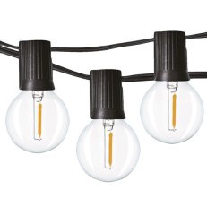 LED venkovní řetěz s žárovkami, 25 žárovek, 15m+5m, 19W SOLIGHT WO794