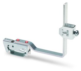 Držák přípojnice, pro přípojnice Cu 10x3 mm, Flexibilní, stříbrná