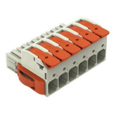 Pružinová svorka Páčka CAGE CLAMP sv.šedá 16mm2 6pól. WAGO 832-1106/037-000