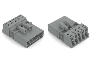 Zástrčka 5pól. Kód. B šedá WAGO 890-255/060-000
