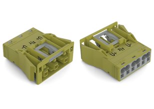 Zásuvka Snap-In 3pól. Kód. B světle zelená WAGO 770-763/071-000