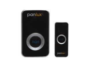 ZVONEK DELUXE bezdrátový, černo-stříbrný PANLUX PN75000002