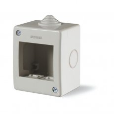 SCAME 136.4122 UNIBOX prázdný box montáž na omítku IP40 - 2 moduly