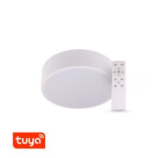 RENDO TUL24-W bílé kulaté TUYA+RF CCT LED svítidlo plafon T-LED 105461