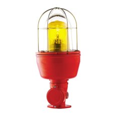 Maják rotační EX 080 RA 24 V, DC, IP66, žlutá, červená SIRENA 95965