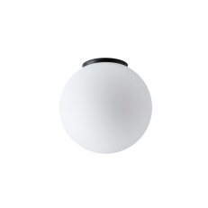 Přisazené svítidlo se skleněným stínidlem STYX 3 10W IP65II E27 PIR černá