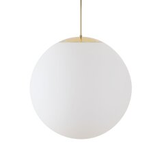 Závěsné LED svítidlo se skleněným stínidlem ADRIA P5 HP 65W IP40 DALI 3K mosaz