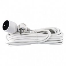 Prodlužovací kabel 10m/1 zásuvka/bílý/PVC/1mm2 EMOS P0110