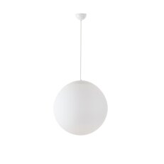 Závěsné svítidlo se skleněným stínidlem OSMONT ADRIA S4 23W IP40 E27 bílá
