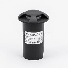 1W LED Step Light Black 4Way 6500K , VT-1171 V-TAC SKU1472