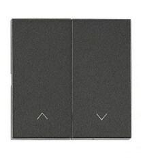 Kryt spínačů a ovladačů dvojitý, symbol šipky, antracit SCHRACK EV112312--