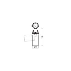 XPIPE ADJ. SEMI-REC. PROJ. 1x15W 220-240