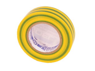 PVC izolační páska 4PRO NA8625 žlutozelená, samozhášivá 25mmx25mx0,15mm 1099136