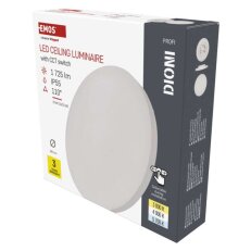 LED přisazené svítidlo DIONI kruhové, bílé, 15W, se změnou CCT EMOS ZM7150