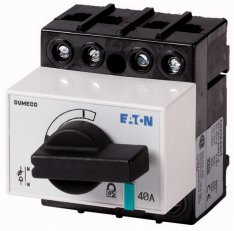 DMM-40/4 Odpínač DUMECO 40A 4-pól zadní montáž s osou a ovládací pákou 1314057