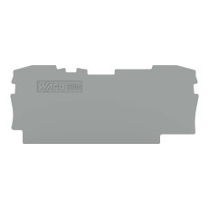 Koncová bočnice a separátor, Tloušťka 1 mm, Šedá WAGO 2004-1691