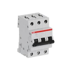 Jistič S203-C63, 3F, 63A, char. C, 6kA, ABB 2CDS253001R0634