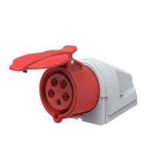 Zásuvka nástěnná, 5-pólová, 400V/32A,  IP44 SOLIGHT P157
