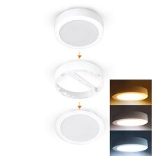 LED mini panel koupelnový 2v1, 3CCT, pod