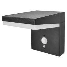 LED zahradní solární nástěnné svítidlo s čidlem soumraku VEREA 10,7x15,4x13 cm