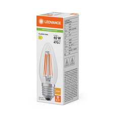 Světelný zdroj LED CLASSIC B P 3.4W 827 Clear E27 LEDVANCE 4099854466359