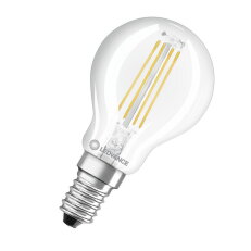 Světelný zdroj LED CLASSIC P V 4W 827 Clear E14 LEDVANCE 4099854497810