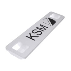 KSM 35x8 PC marking plate, ws