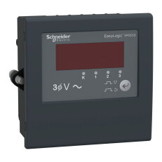 Digitální voltmetr, EasyLogic - DM3000, třífázový, montáž na panel METSEDM3210